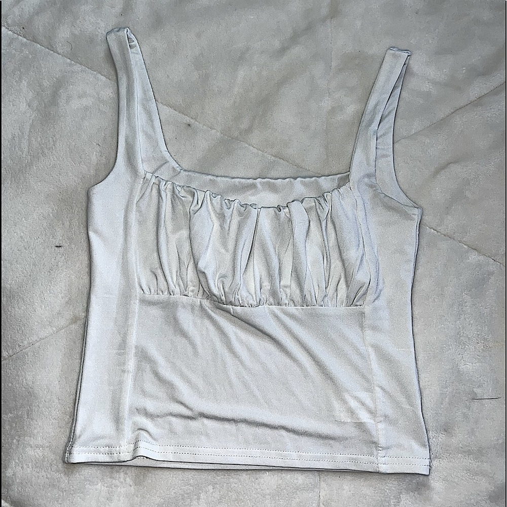 AMAZON Ruched Tank Top